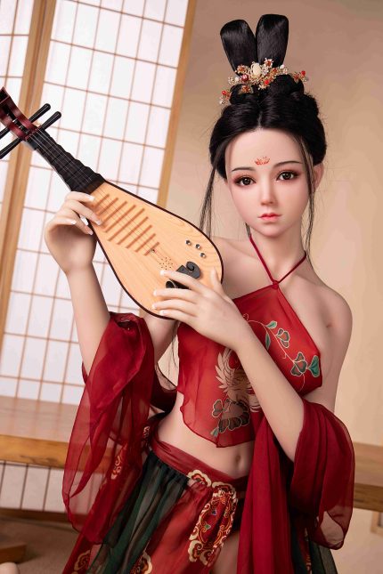 Anglebody Customzible 158cm Chinese Style Real Doll Ancient Chinese Court-Style Erotic Dolls Realistic Skin-Textured Silicone Sex Doll